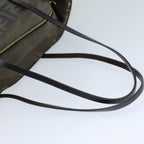 FENDI Zucca Canvas Tote Bag Black Brown76812