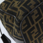 FENDI Zucca Canvas Vanity Cosmetic Pouch Brown Black76814