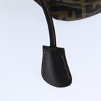 FENDI Zucca Canvas Vanity Cosmetic Pouch Brown Black76814