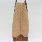 CELINE Macadam Canvas Hand Bag PVC Beige  76834
