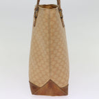 CELINE Macadam Canvas Hand Bag PVC Beige  76834