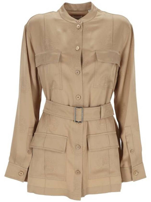 Burberry EKD Silk Over Long Sleeve Shirt Softphone