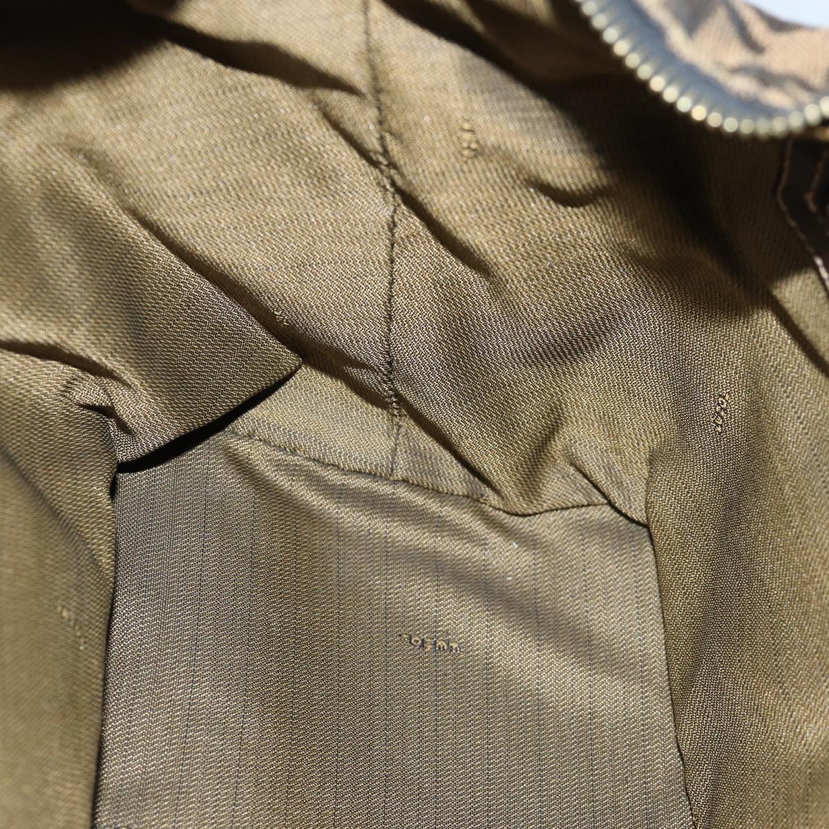 FENDI Zucca Canvas Hand Bag 2way Brown Black76858