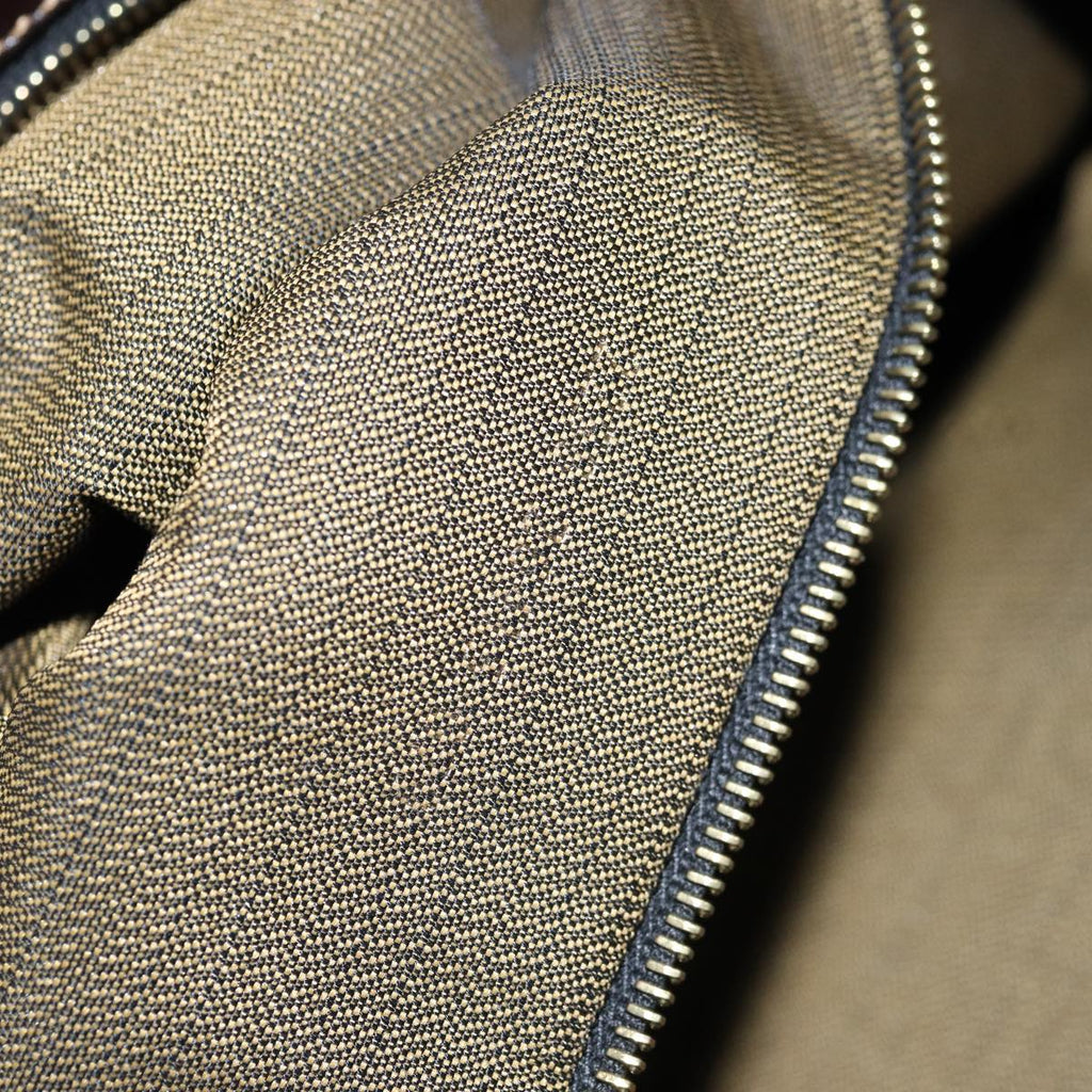 FENDI Zucca Canvas Hand Bag 2way Brown Black76858