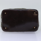 FENDI Zucca Canvas Hand Bag 2way Brown Black76858