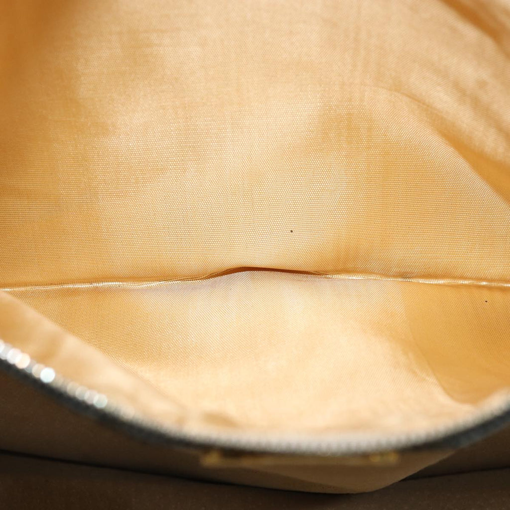 FENDI Zucca Canvas Hand Bag Black Brown76859