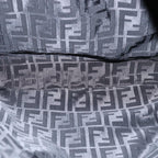 FENDI Zucca Canvas Hand Bag Black Brown76859