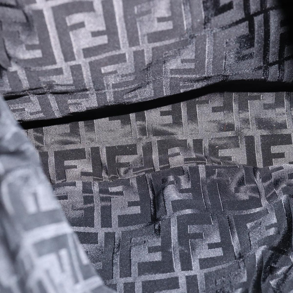 FENDI Zucca Canvas Hand Bag Black Brown76859