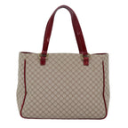 CELINE Macadam Canvas Hand Bag Beige  76899