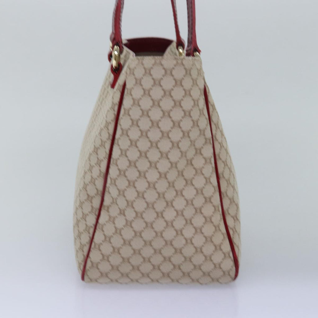 CELINE Macadam Canvas Hand Bag Beige  76899