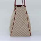 CELINE Macadam Canvas Hand Bag Beige  76899