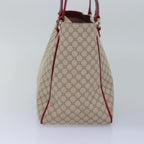 CELINE Macadam Canvas Hand Bag Beige  76899