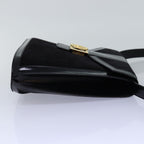 CELINE Shoulder Bag Suede Black Auth 76995