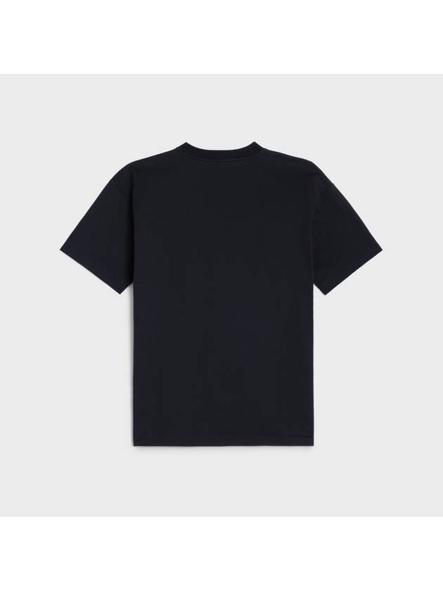 CELINE Triomphe Loose Logo Short Sleeve T-Shirt Black