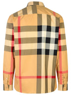 Burberry 'Summerton' Beige Cotton Shirt Men