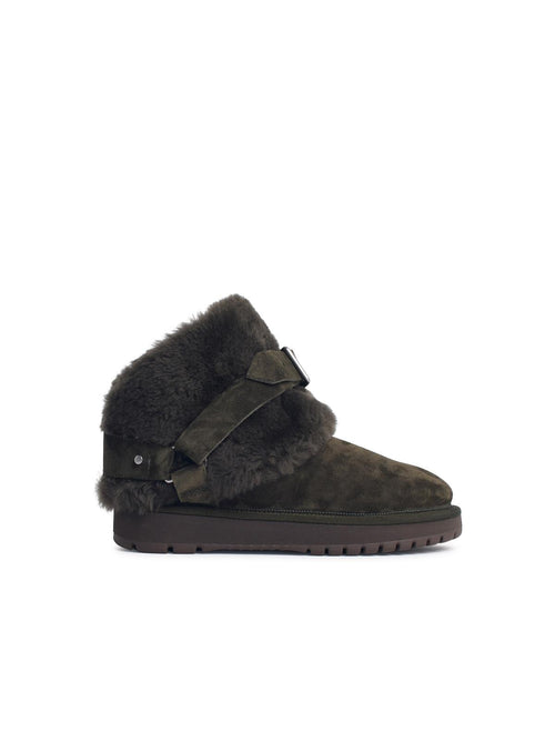 Burberry 'Chubby' Green Suede Boots Women