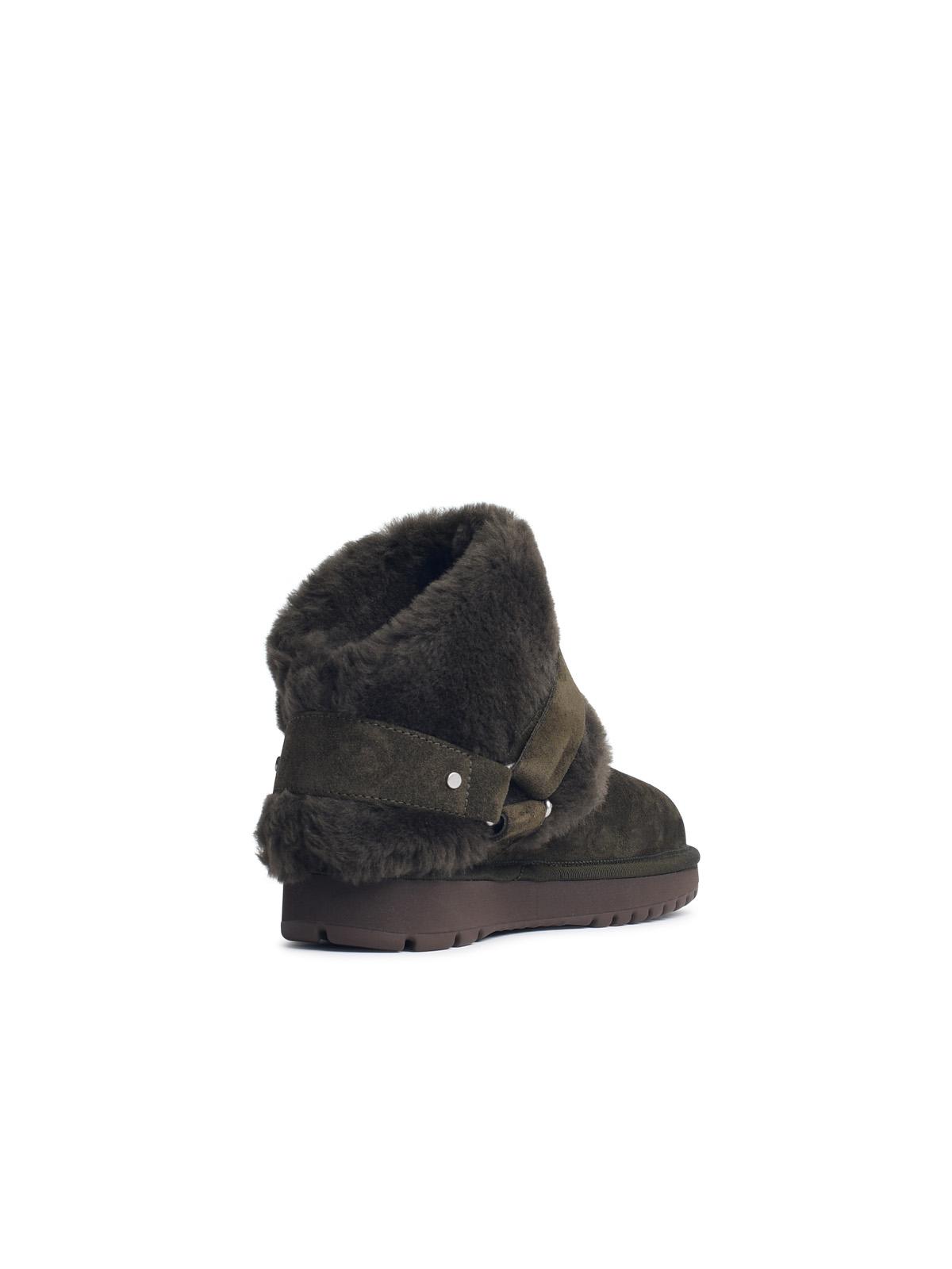 Burberry 'Chubby' Green Suede Boots Women
