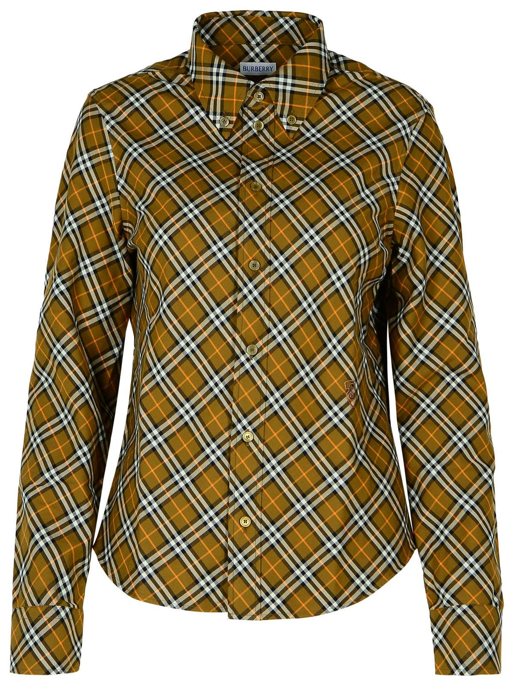 Burberry Green Cotton Shirt Women