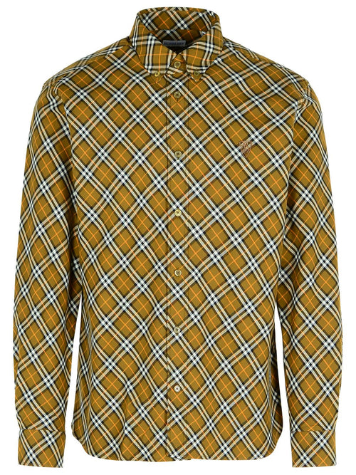 Burberry Beige Cotton Shirt Men