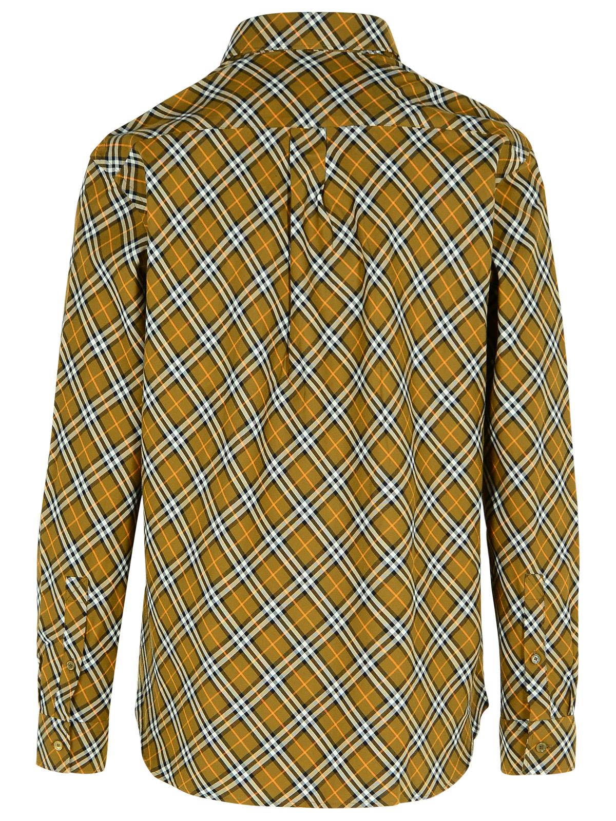 Burberry Beige Cotton Shirt Men