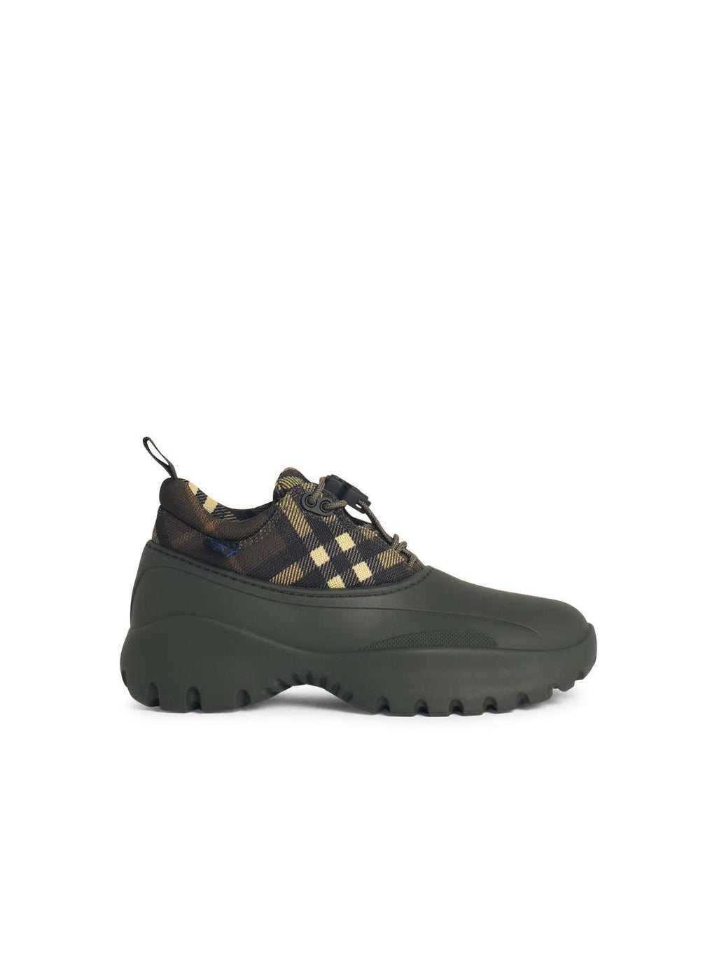 Burberry Green Fabric Blend Sneakers Men
