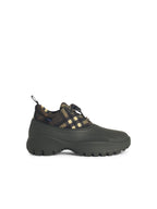 Burberry Green Fabric Blend Sneakers Men