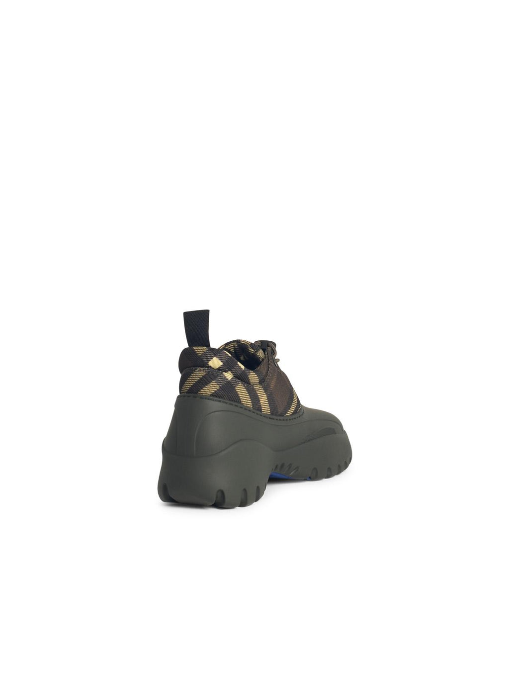 Burberry Green Fabric Blend Sneakers Men