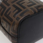 FENDI Zucca Canvas Mont Tresor Mini Shoulder Bag 2way Brown77005