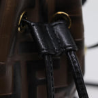FENDI Zucca Canvas Mont Tresor Mini Shoulder Bag 2way Brown77005