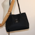 FENDI Tote Bag Nylon Black77042