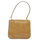 CELINE Shoulder Bag Enamel Beige  77195