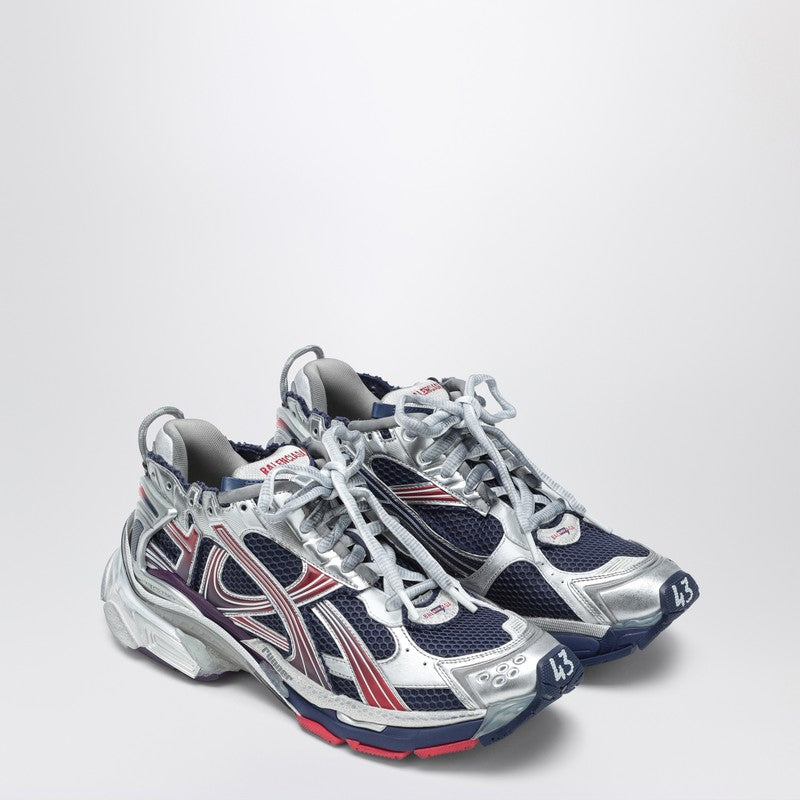 Balenciaga Sneaker Runner Silver/Blue/Red Men