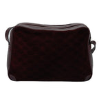 CELINE Macadam Canvas Shoulder Bag Bordeaux  77323