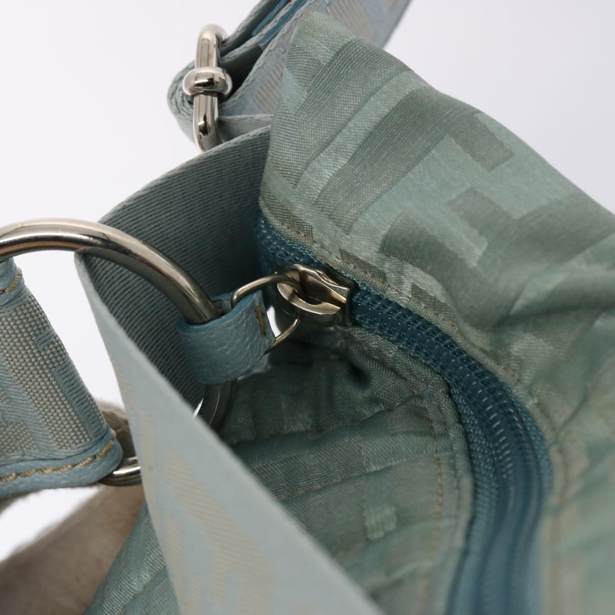 FENDI Zucca Canvas Waist bag Light Blue77335