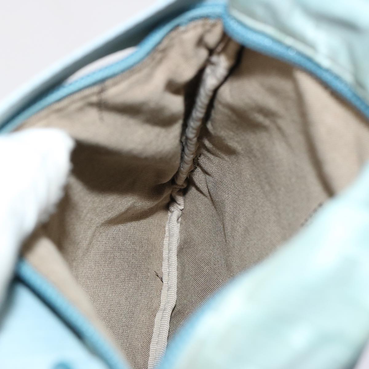 FENDI Zucca Canvas Waist bag Light Blue77335