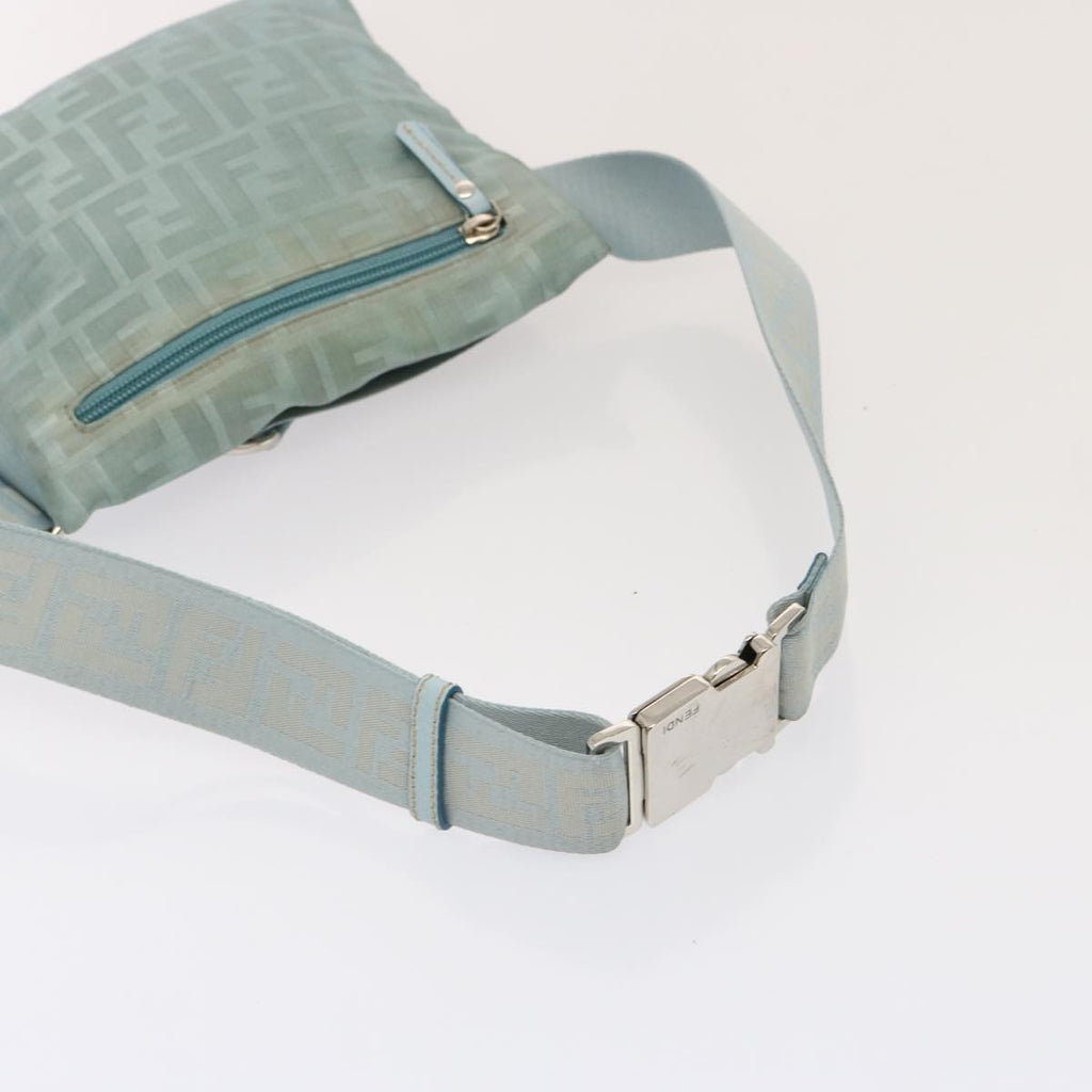 FENDI Zucca Canvas Waist bag Light Blue77335