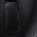 CELINE Hand Bag Leather Black  77383