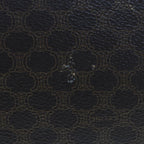 CELINE Macadam Canvas Boston Bag PVC Leather Brown  77390