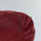 FENDI Tote Bag Leather Red77395