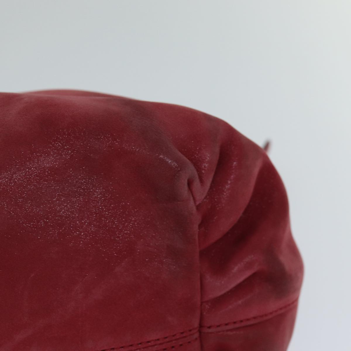 FENDI Tote Bag Leather Red77395