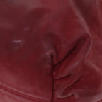 FENDI Tote Bag Leather Red77395