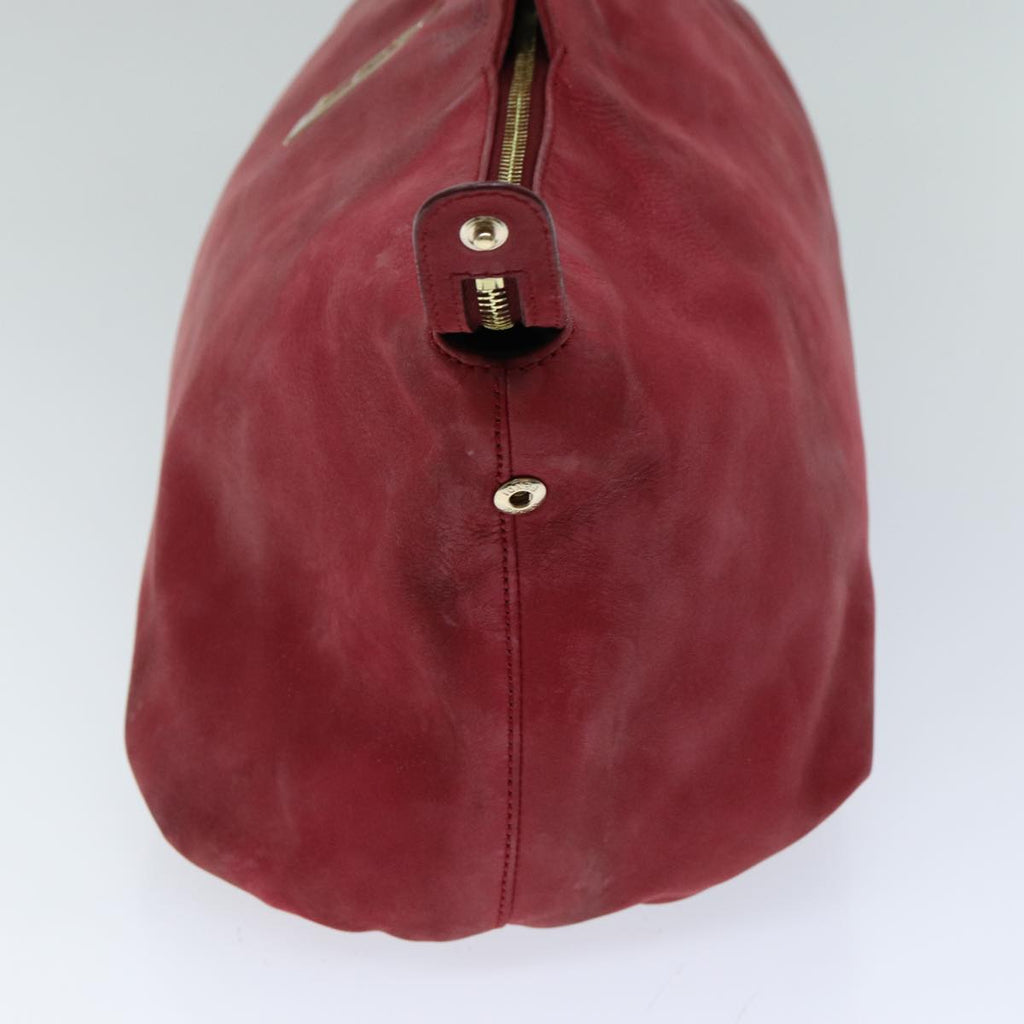 FENDI Tote Bag Leather Red77395