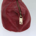 FENDI Tote Bag Leather Red77395