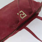 FENDI Tote Bag Leather Red77395