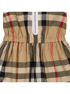 Burberry Kids Vintage Check Sleeveless Dress Beige