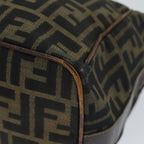 FENDI Zucca Canvas Vanity Cosmetic Pouch Brown Black77458