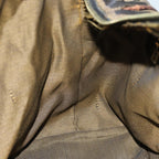 FENDI Zucca Canvas Vanity Cosmetic Pouch Brown Black77458