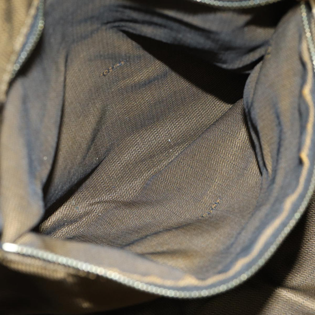 FENDI Zucca Canvas Vanity Cosmetic Pouch Brown Black77458