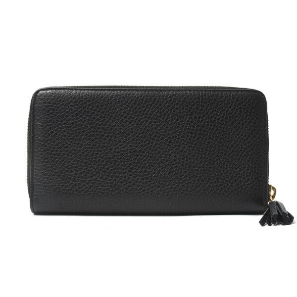 Gucci Calf Soho Interlocking G Long Zip Wallet 598187