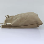 PRADA Shoulder Bag Canvas Beige 77502